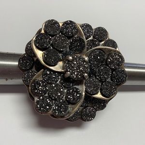 Custom made Boutique Drusy Quartz one of a kind custom ring